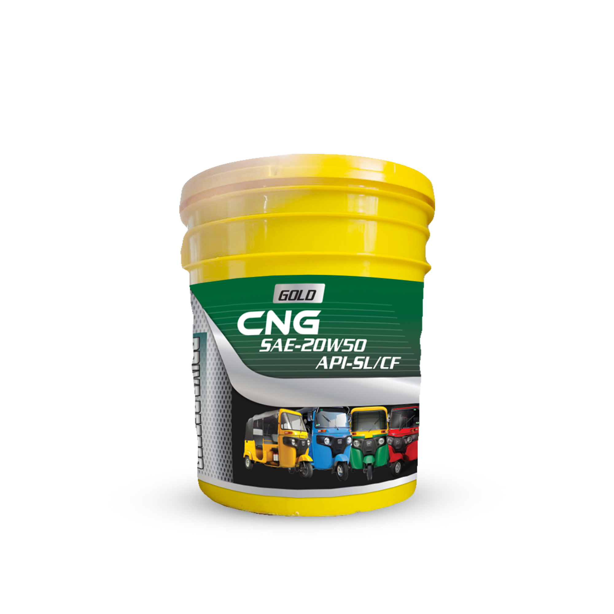 MOTOPLAY Gold CNG Engine Oil Pail (Semi Synthetic-Red Color)